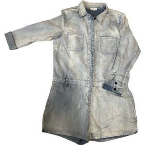 Denim Romper